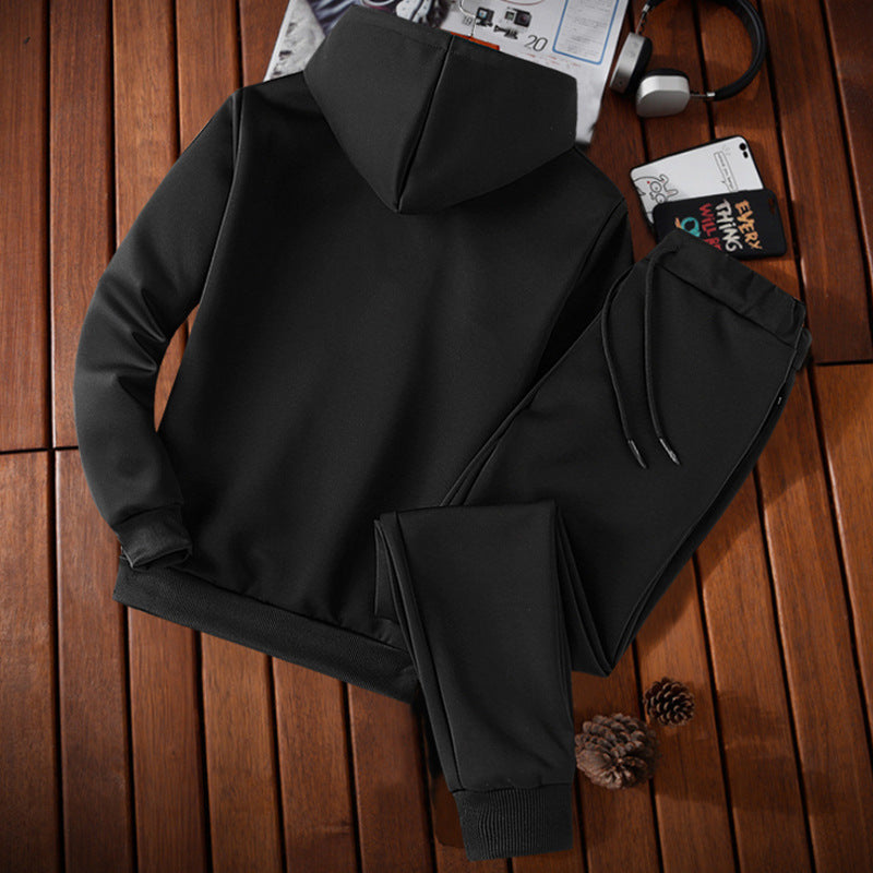 Men's Two-Piece Hooded Clothes Casual Sports