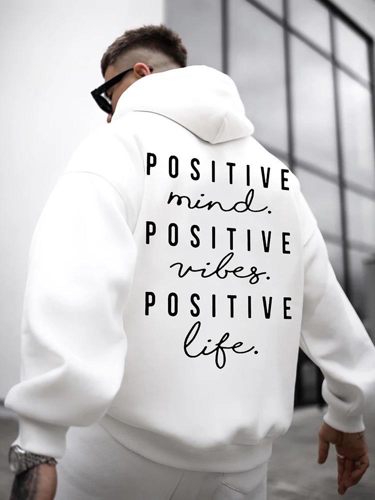 Fall Winter Fashion English Letter Print Hoodie