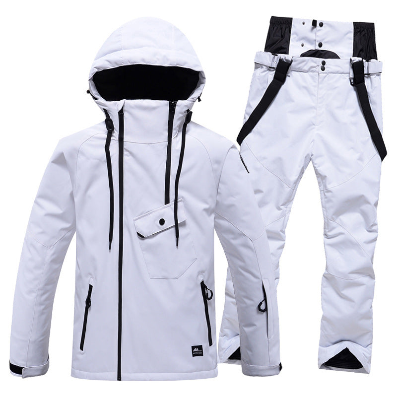 Solid Color Ski Suit For Men And Women